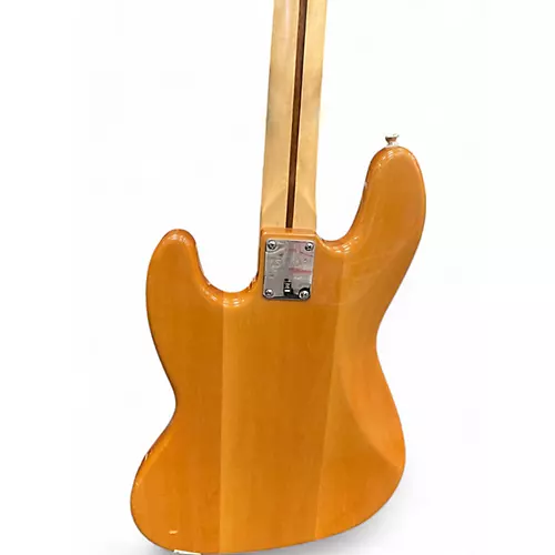 Used 2012 Squier Vintage Modified 70S Jazz Bass Natural Electric Bass Guitar Natural