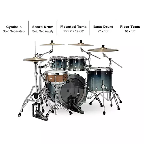 Mapex Saturn Rock 4-Piece Shell Pack With 22