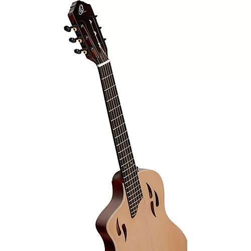 Ortega TourPlayer Standard Left-Handed Nylon-String Acoustic-Electric Guitar Natural