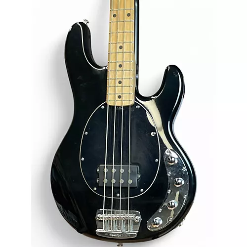 Used 2007 Ernie Ball Music Man Stingray H Black Electric Bass Guitar Black