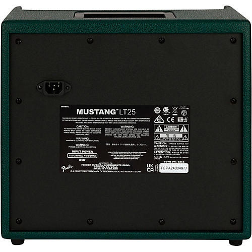 Fender Mustang LT25 25W 1x8 Guitar Combo Amp British Racing Green