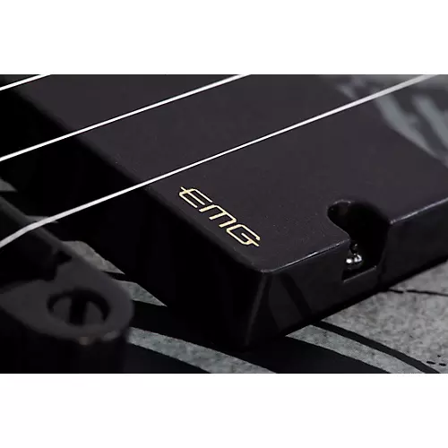 Schecter Guitar Research Chris Howorth V-7 Snake Cross Electric Guitar Satin Black