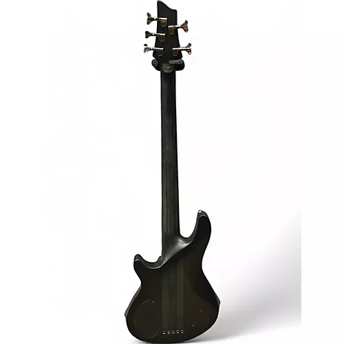 Used Schecter Guitar Research hellraiser extreme 5 Trans Black Electric Bass Guitar Trans Black