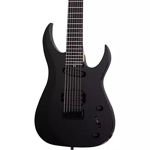Schecter Guitar Research Sunset 7-String Triad Electric Guitar Gloss Black