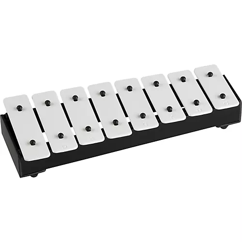Trophy Diatonic Bell Set 8 Note Diatonic White Bars, C-C, Tr9021