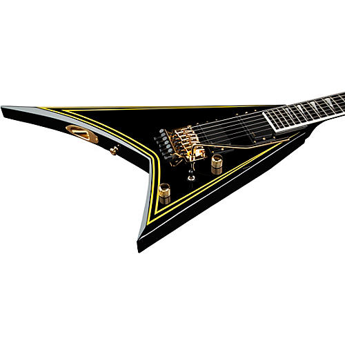 Jackson MJ Series Rhoads RR24-MG Electric Guitar White with Black Pinstripes