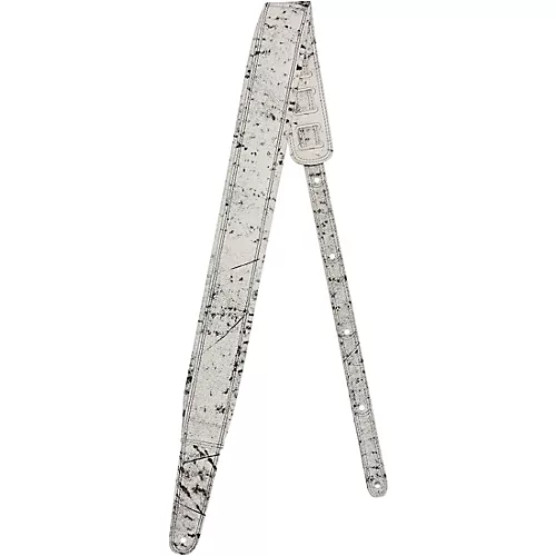 RICHTER Springbreak I Nappa Guitar Strap Black/Violet 2.75 in.