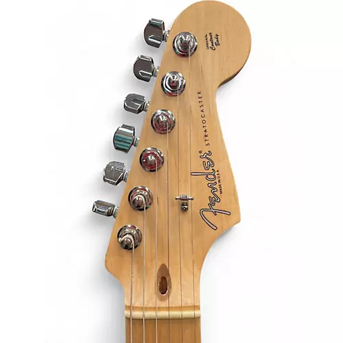 Used 2007 Fender VG Stratocaster Black and White Solid Body Electric Guitar Black and White