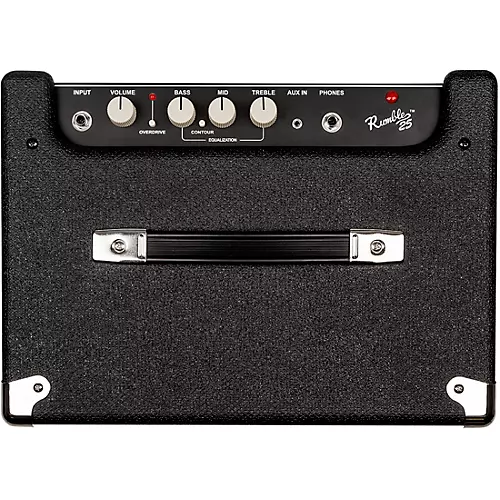 Fender Rumble 25W 1x8 Bass Combo Amp & 20' Instrument Cable
