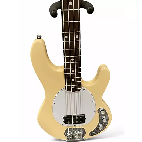 Used Sterling by Music Man Sub 4 Cream Electric Bass Guitar Cream