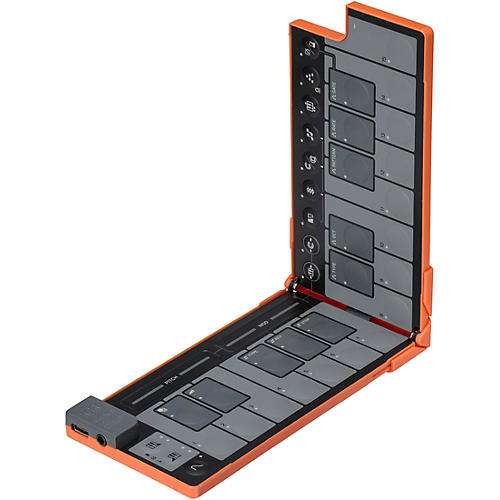 KORG nanoKEY Fold Foldable MIDI keyboard Lava Orange