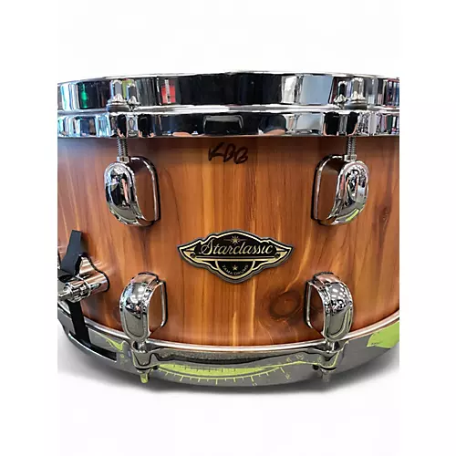 Used TAMA 6.5X14 Starclassic Performer Snare Walnut Birch Natural Drum Natural 15