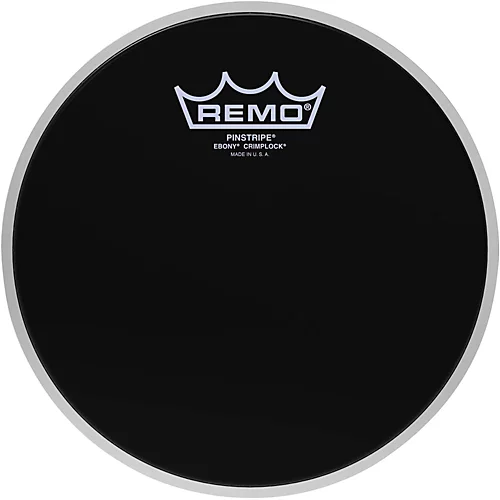 Remo Pinstripe Ebony Crimplock Drum Head 12 in.