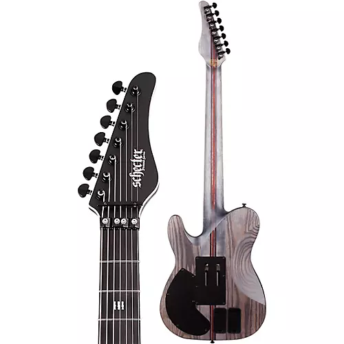 Schecter Guitar Research PT-7 FR-S SLS Elite Evil Twin Electric Guitar Satin Black