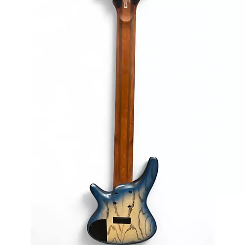 Used Ibanez SR606E Blue Electric Bass Guitar Blue