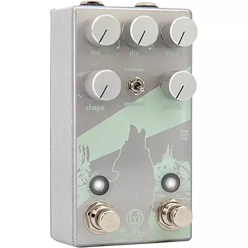 Walrus Audio Monument Harmonic Tap Tremolo V2 Effects Pedal Platinum