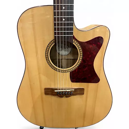 Used Sierra SS112CE Natural 12 String Acoustic Electric Guitar Natural