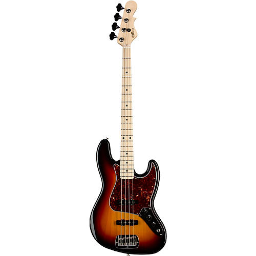 G&L Fullerton Deluxe JB With Maple Fretboard Electric Bass 3-Tone Sunburst