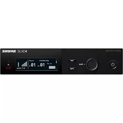 Shure SLXD14/UL4B Wireless System With UniPlex Cardioid Lavalier Microphone Band J52