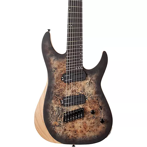 Schecter Guitar Research Reaper-7 MS 7-String Multi-scale Electric Guitar Infernoburst