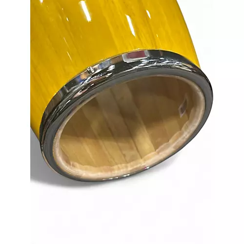 Used LP Santana Africa Speaks Conga 12.50 in. Yellow Lacquer Conga