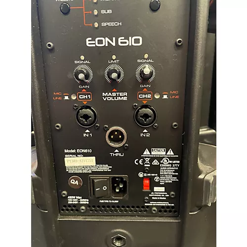 Used JBL EON610 Powered Speaker