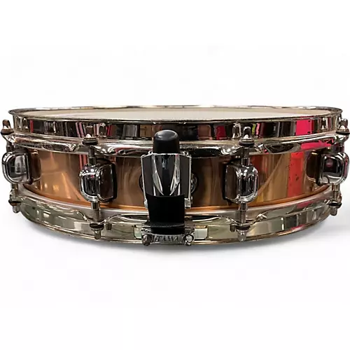 Used TAMA 14X4 BRONZE SNARE BRONZE Drum BRONZE 208