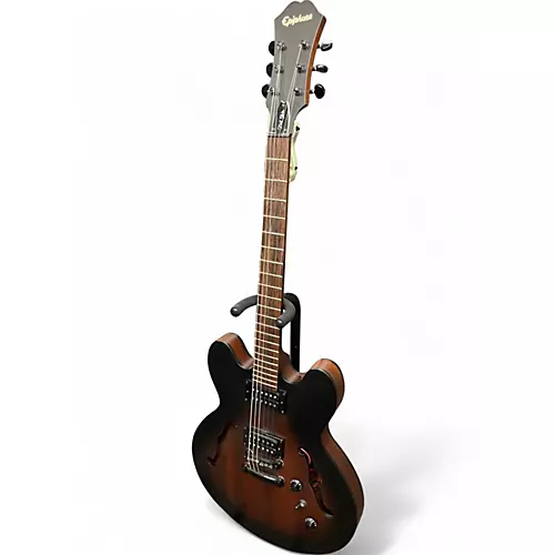 Used Epiphone Dot Studio Worn Cherry Hollow Body Electric Guitar Worn Cherry