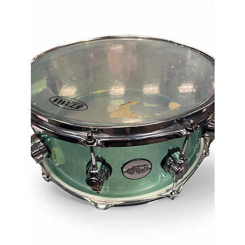 Used DW 14X7.5 Design Series Acrylic Snare Emerald Green Drum Emerald Green 215