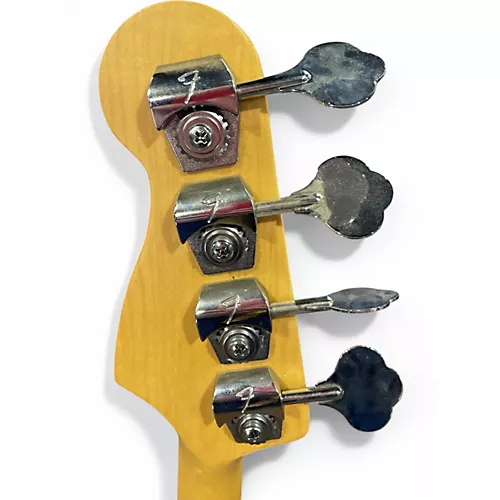 Used 1989 Fender american standard long horn jazz bass Brown Sunburst Electric Bass Guitar Brown Sunburst