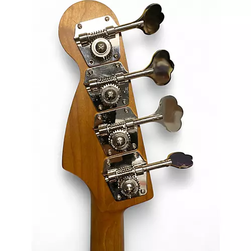 Used 2015 Fender Road Worn 1950S Precision Bass Fiesta Red Electric Bass Guitar Fiesta Red