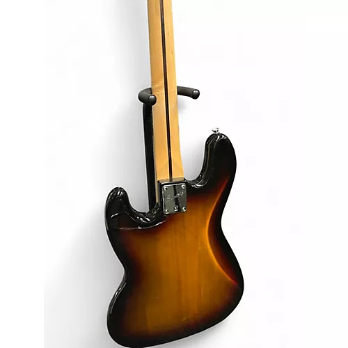 Used 2011 Squier Vintage Modified Fretless Jazz Bass 2 Color Sunburst Electric Bass Guitar 2 Color Sunburst