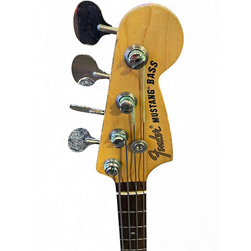 Used Fender Justin Meldal-Johnsen Road Worn Mustang Faded Daphne Blue Electric Bass Guitar Faded Daphne Blue