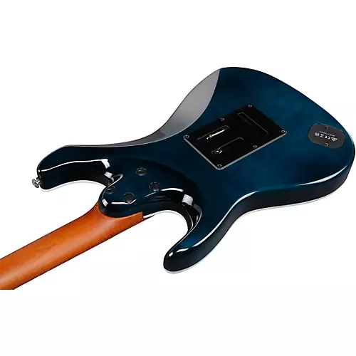 Ibanez AZ24P1QM Premium Electric Guitar Deep Ocean Blonde