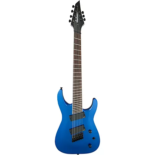 Jackson X Series Soloist SLAT7 7-String Multi-Scale Electric Guitar Blue Metallic