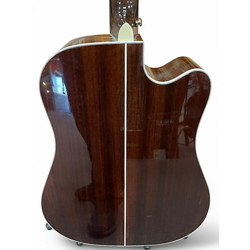 Used D'Angelico EXD500L Natural Acoustic Electric Guitar Natural