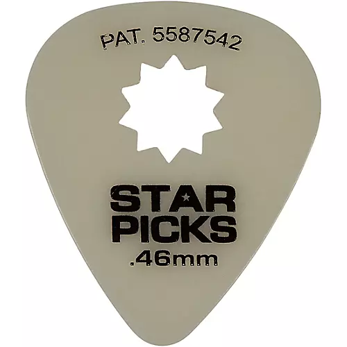 Everly Star Glow In The Dark Celluloid Guitar Picks .46 mm 12 Pack