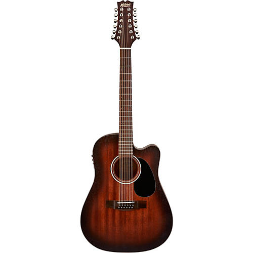 Mitchell T331-TCE-BST Terra 12-String Acoustic-Electric Dreadnought Mahogany Top Guitar Edge Burst