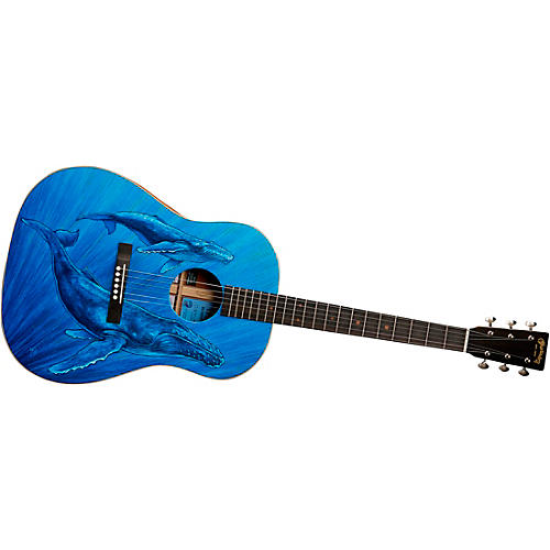 Martin DSS Biosphere II Dreadnought Acoustic Guitar Whale