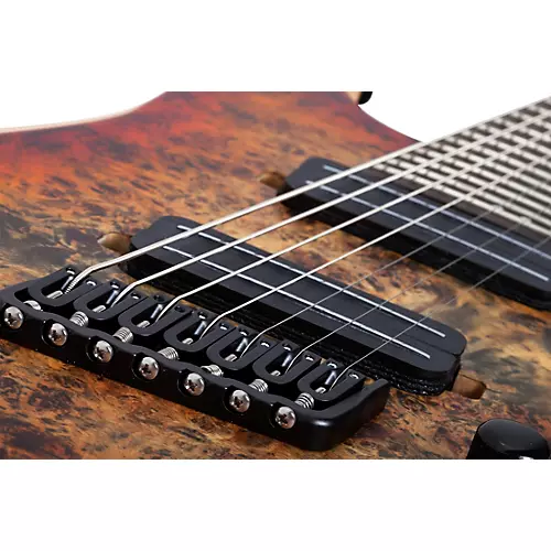 Schecter Guitar Research Reaper-7 MS 7-String Multi-scale Electric Guitar Infernoburst