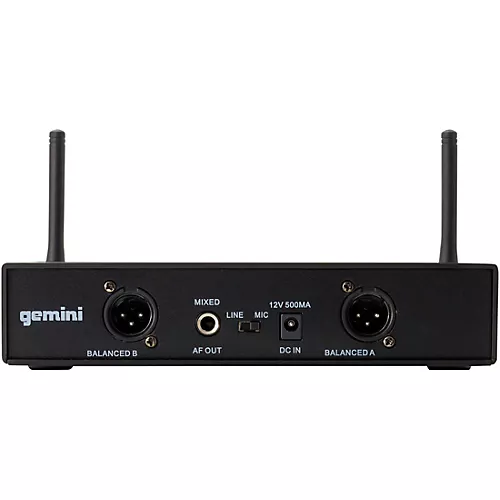 Gemini UHF-6200M UHF Dual Handheld System, 512-537.5mHz