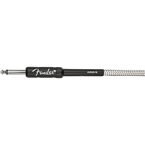 Fender Professional Series Straight to Angled Coil Cable 30 ft. White Tweed