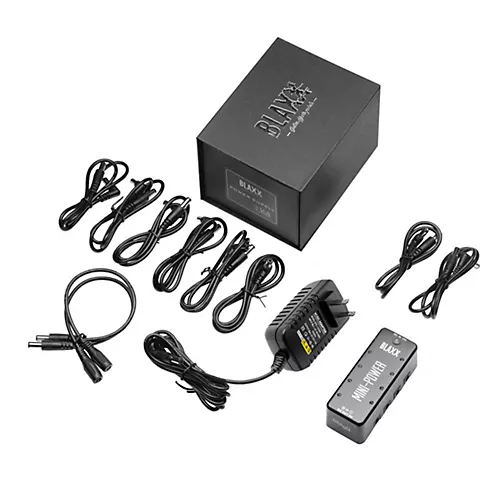 Open-Box Stagg Blaxx Power Supply Pedal for 8 Effects Pedals Condition 1 - Mint Black