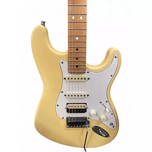 Used Fender American Standard Stratocaster Buttercream Solid Body Electric Guitar Buttercream