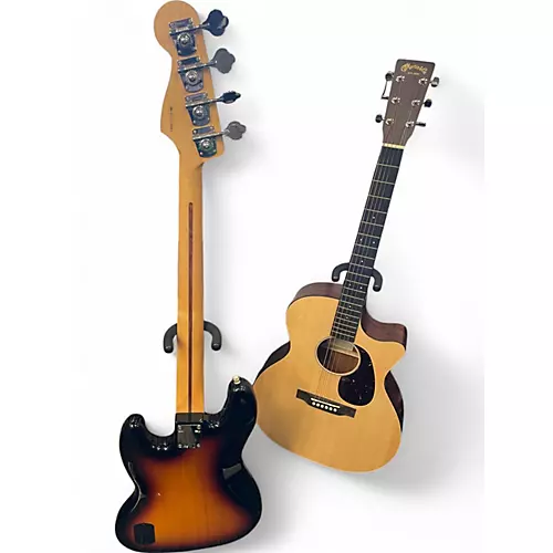 Used Fender Deluxe Jazz Bass 2 Tone Sunburst Electric Bass Guitar 2 Tone Sunburst