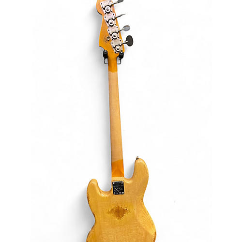 Used Fender CUSTOM JAZZ BASS LIMITED Natural Electric Bass Guitar Natural