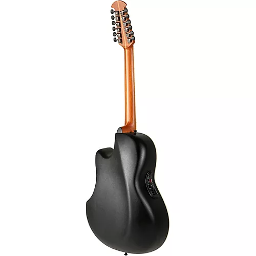 Ovation 2751AX-5-G Pro Series Standard Balladeer Deep Contour 12-String Acoustic-Electric Guitar Black