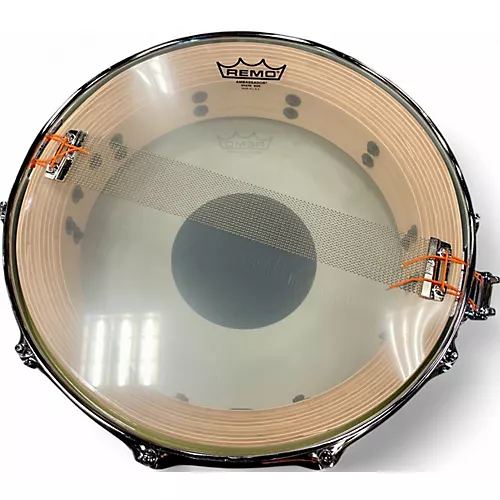 Used Pearl 14X4 Masterworks 20 Ply Snare White Laquer Drum White Laquer 208