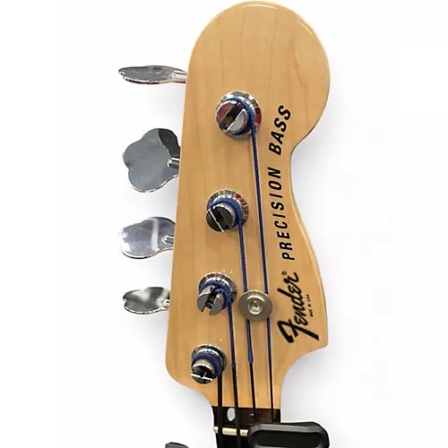 Used Fender Tony Franklin Signature Fretless Precision Bass Black Electric Bass Guitar Black