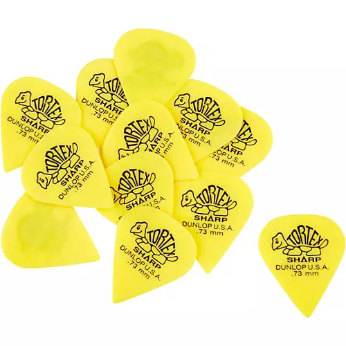 Dunlop Tortex Sharp Guitar Picks 1 Dozen 1.0 mm